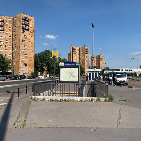 Grand F3 60M2 Pour 6 Personnes - Paris 19Eme - Stade De France - La Villette Обервилье Экстерьер фото
